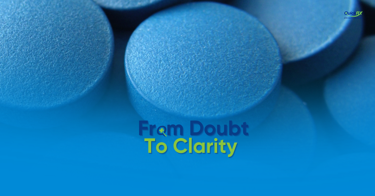 Blue Aubagio Teriflunomide medication tablets for Multiple Sclerosis treatment