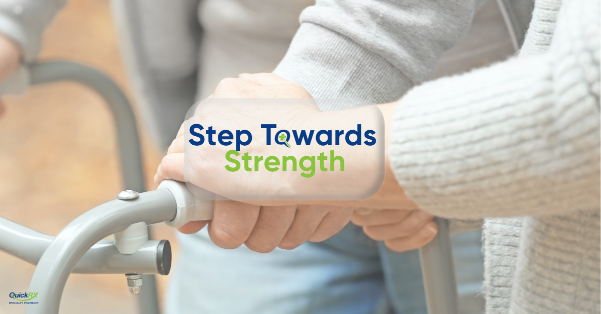 Man using a walker symbolizing hope and mobility for Multiple Sclerosis patients.