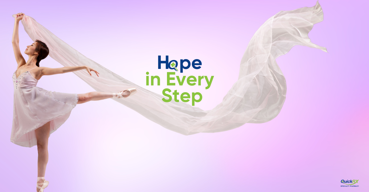Woman dancing freely, symbolizing movement and hope for Multiple Sclerosis patients on Gilenya