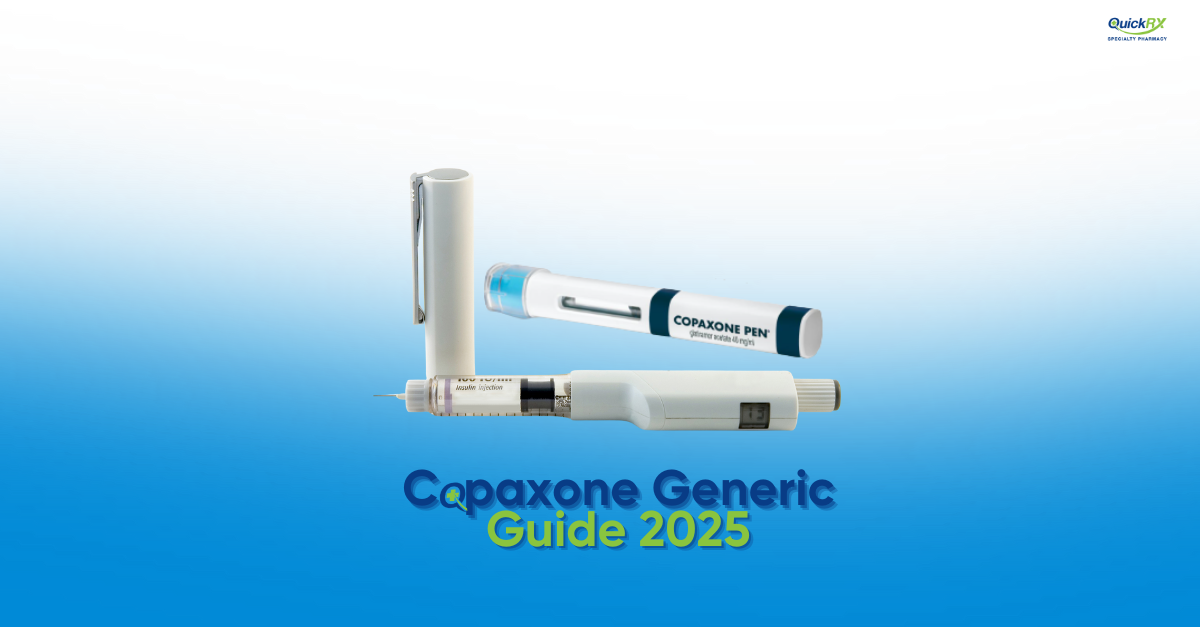 Generic Copaxone glatiramer acetate injection for multiple sclerosis treatment with QuickRx copay assistance information