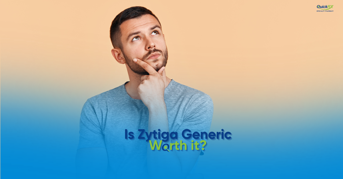 Man thinking about whether generic Zytiga abiraterone is worth switching to for prostate cancer treatment