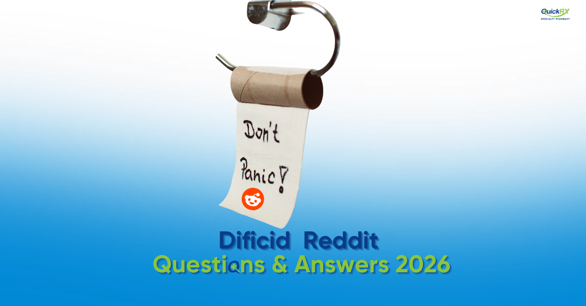 Toilet paper roll with "Don't Panic" written on it and a Reddit logo — Dificid Reddit Questions and Answers 2026
