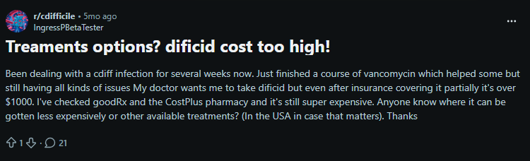 Treatment Options For C.diff