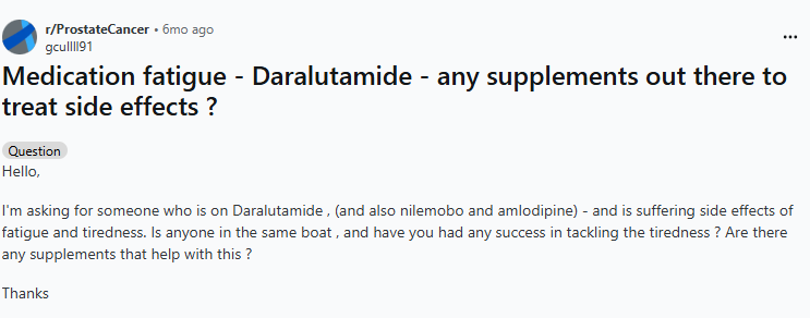 Nubeqa Fatigue Reddit